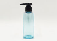 شفاف أزرق مربع بلاستيك PET زجاجة مستحضرات التجميل التعبئة والتغليف لكريم الوجه