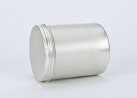 الفضة 500 جرام الألومنيوم الجرار لوسيون فارغة ، حاويات مستحضرات التجميل الألومنيوم قابلة لإعادة التدوير