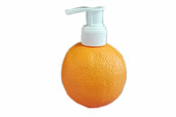 زجاجات مستحضرات التجميل البلاستيكية البرتقالية 250 مل لشكل الفواكه العناية بالطفل