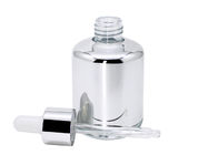 زجاجات مستحضرات التجميل الزجاجية الفضية 30 مل 50 مل لمنتجات العناية بالشخص