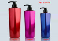 زجاجات شامبو مستحضرات التجميل البلاستيكية المخصصة PET 500 مل مع مضخة محلول