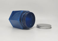 زجاجات مستحضرات التجميل البلاستيكية ذات غطاء الألومنيوم المخصص 10.14 أوقية برطمانات عطر PET PET