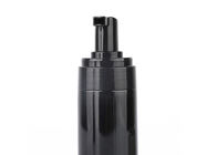زجاجات مستحضرات التجميل البلاستيكية مضخة رغوة سوداء لامعة 100 مل